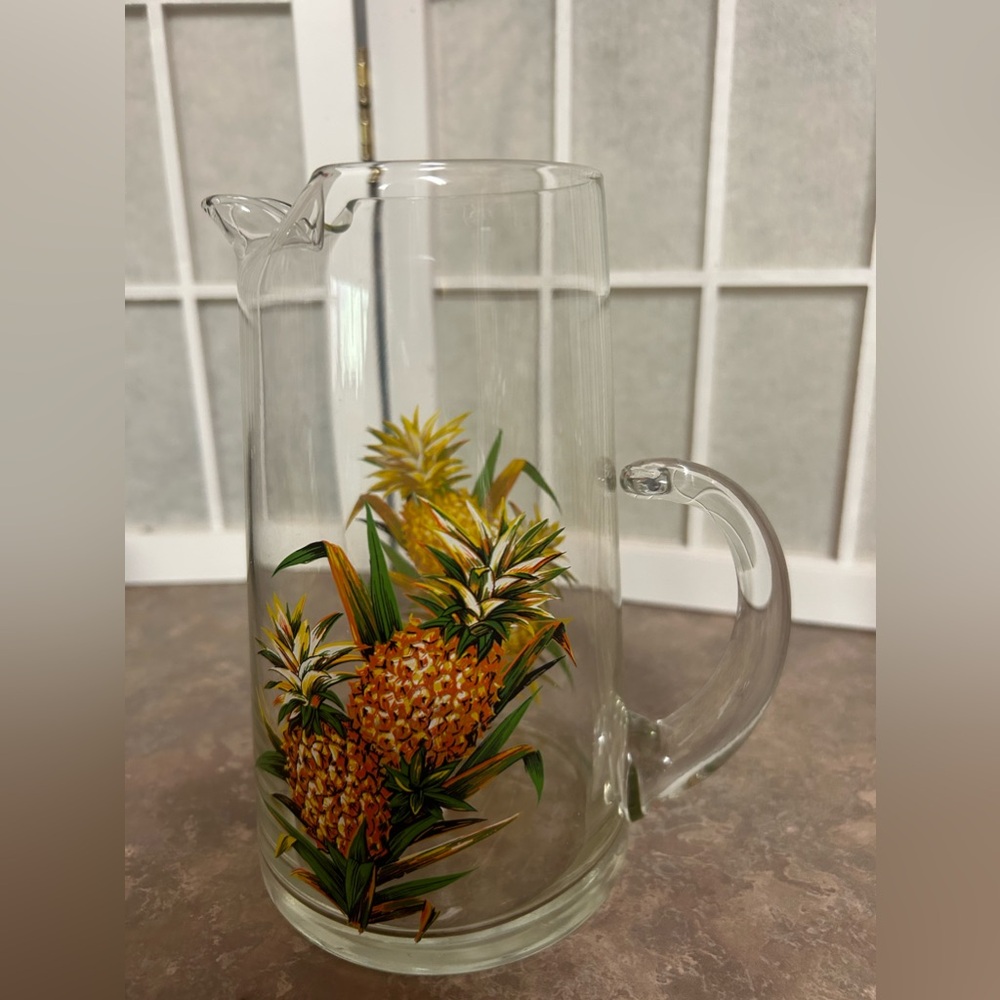 MCM Glass Pineapple Bar Set - Picture 11 of 11
